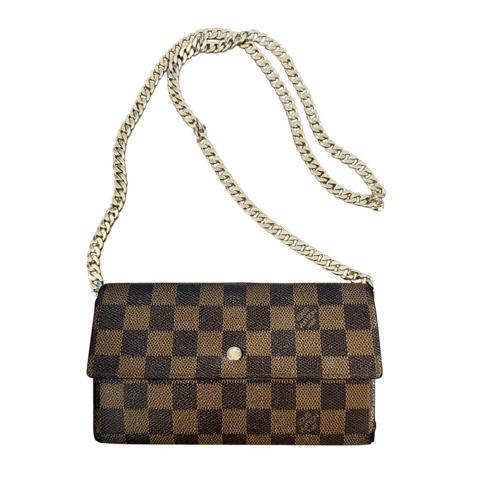 Louis Vuitton International Wallet Damier Ebene Canvas